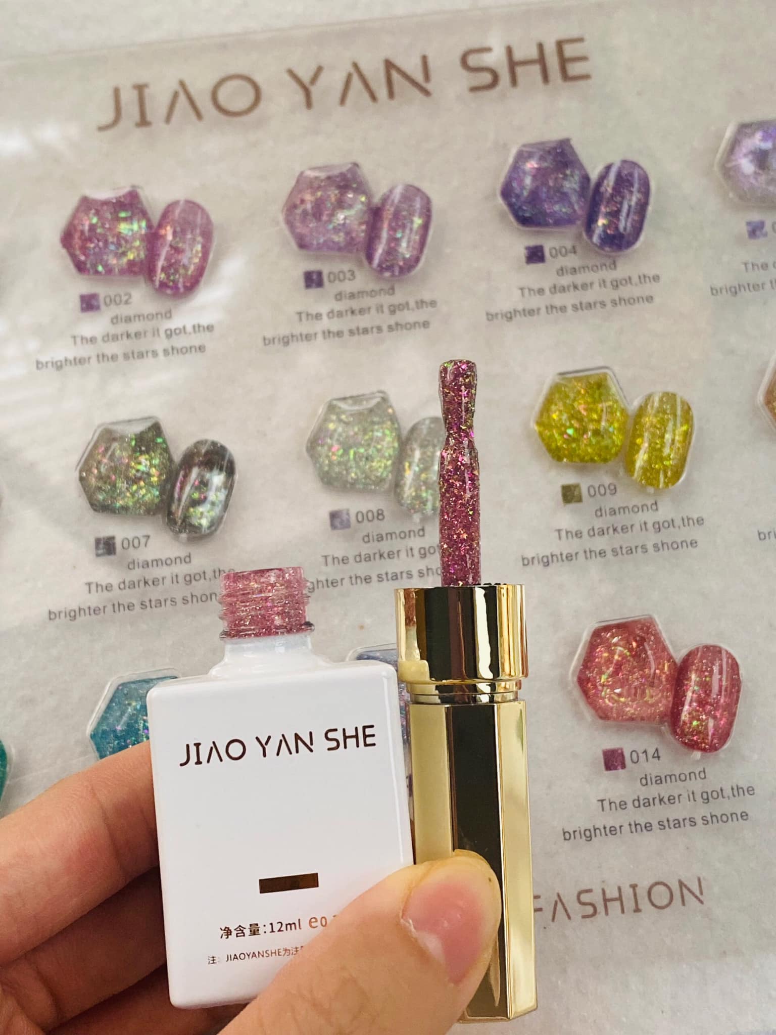 Set gel nhũ Flash Khổng Tước JYS ( 15 màu)