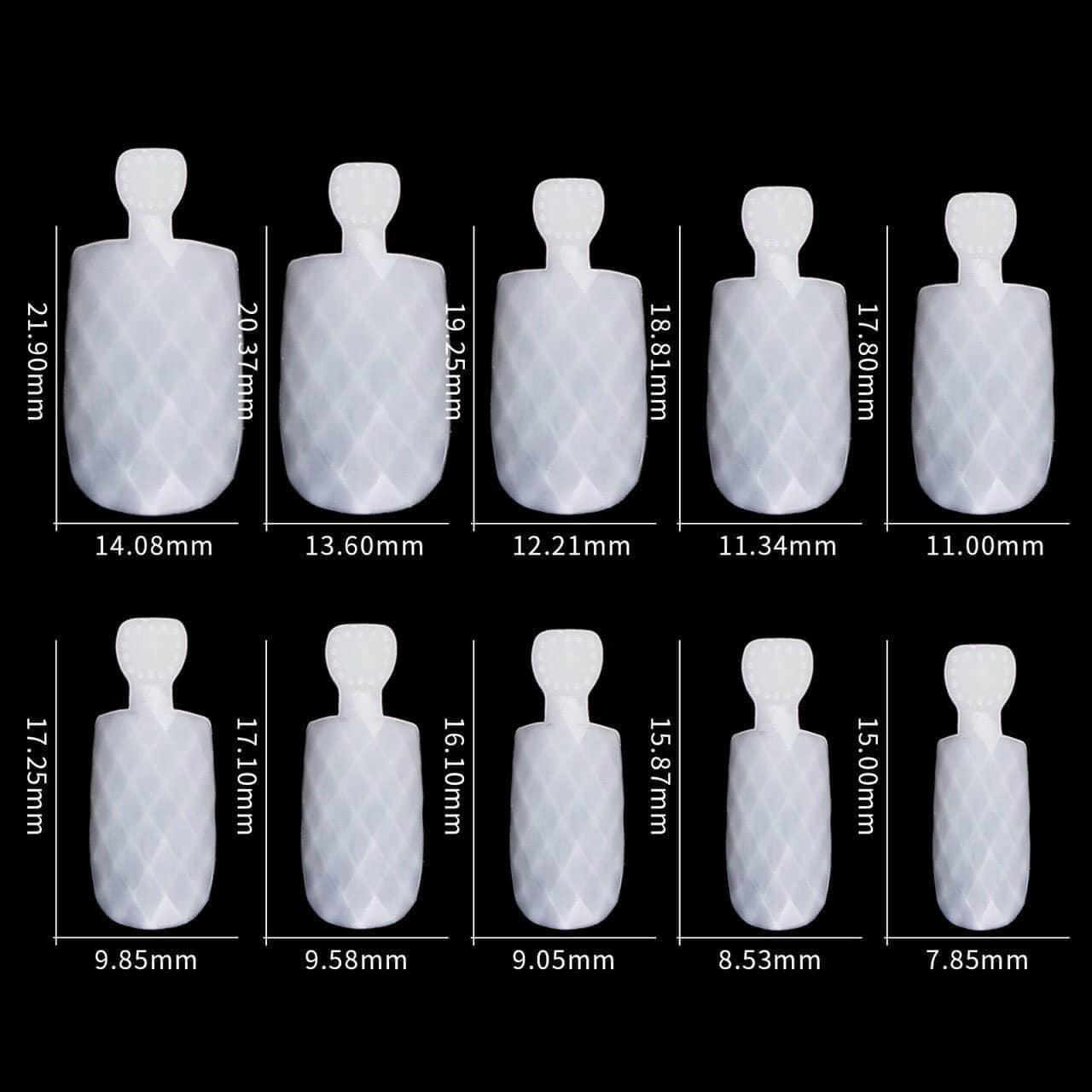 Túi móng úp kim cương - Đục