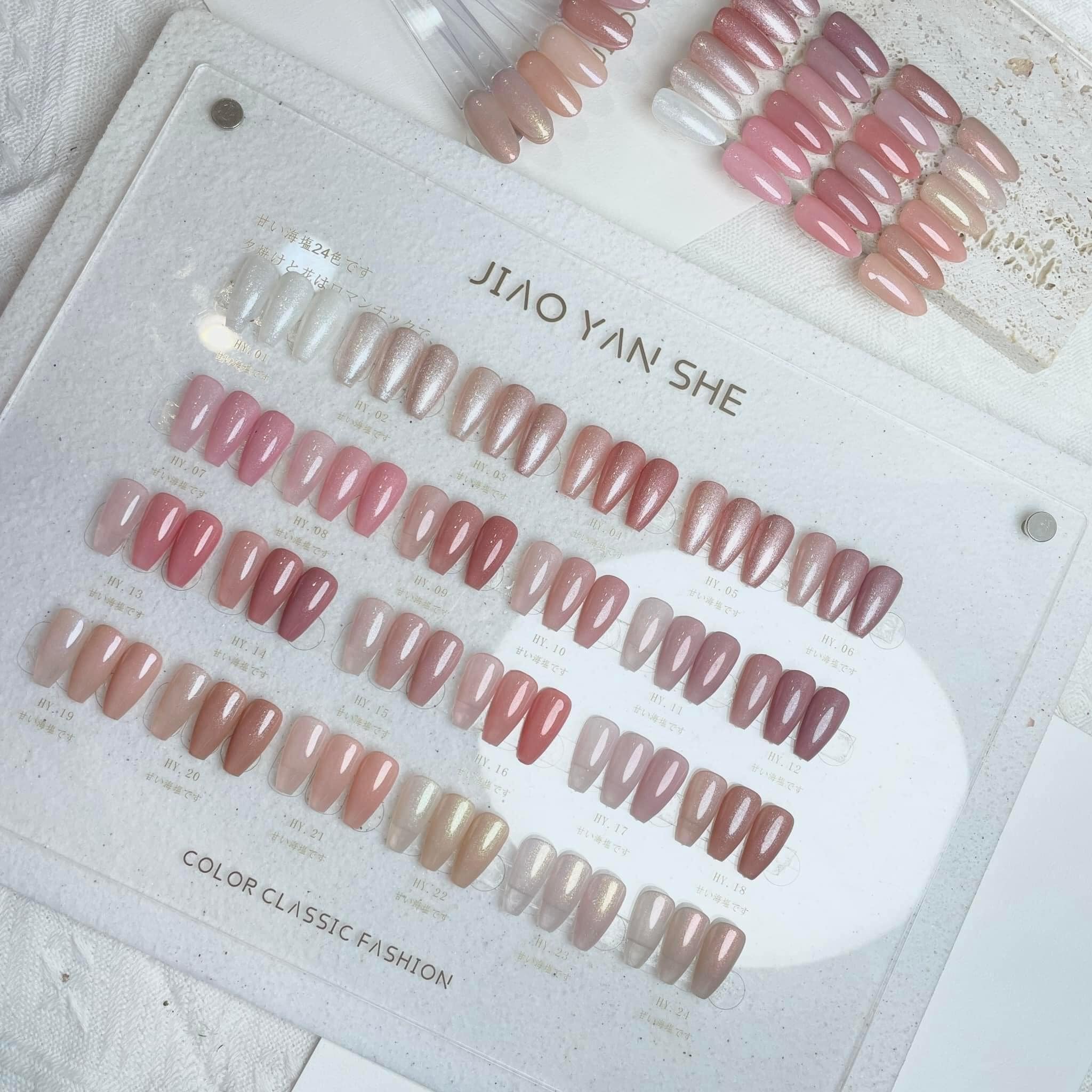 Set sơn thạch nhũ Jiao ( 24 màu)