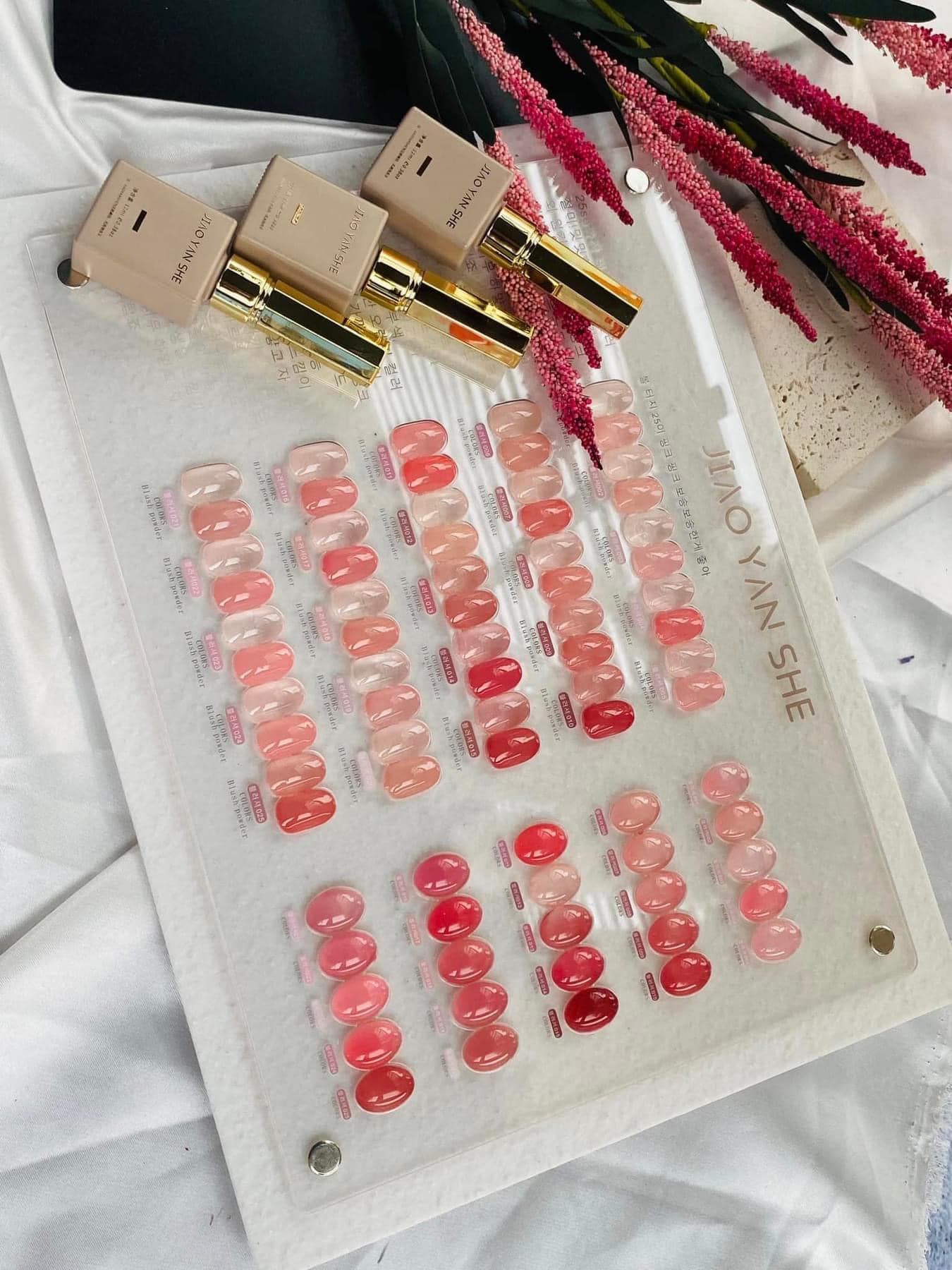 Set sơn THẠCH HỒNG Jiao ( 25 màu)