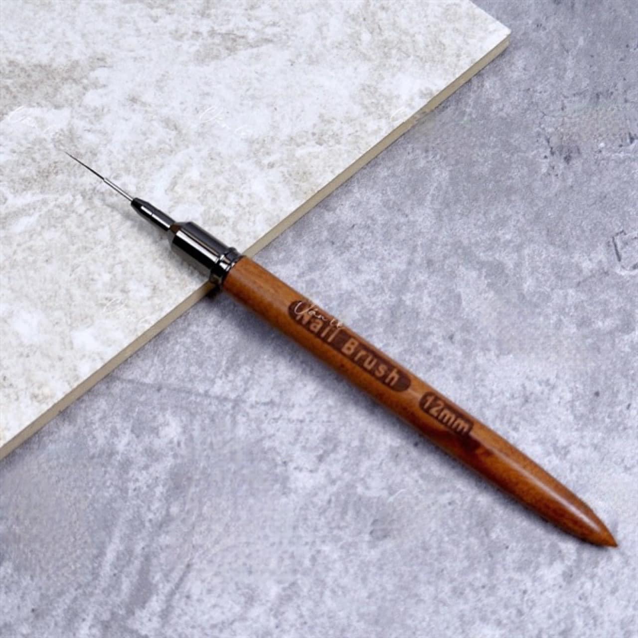 Cọ Nét Cán Gỗ Nail Brush - 12 mm