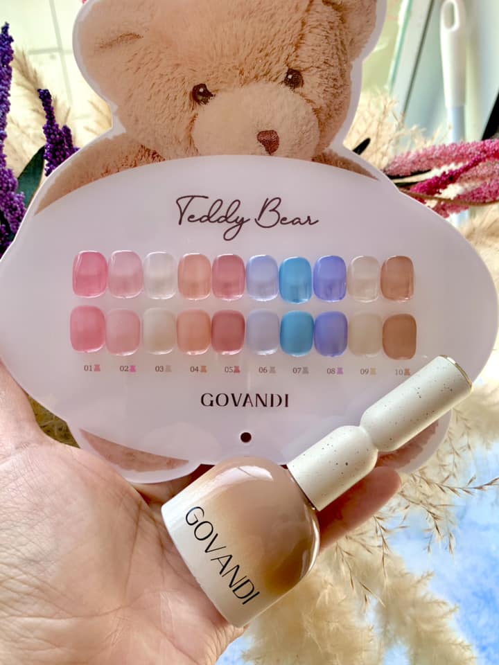 Set sơn thạch trà  Govandi ( 10 màu)