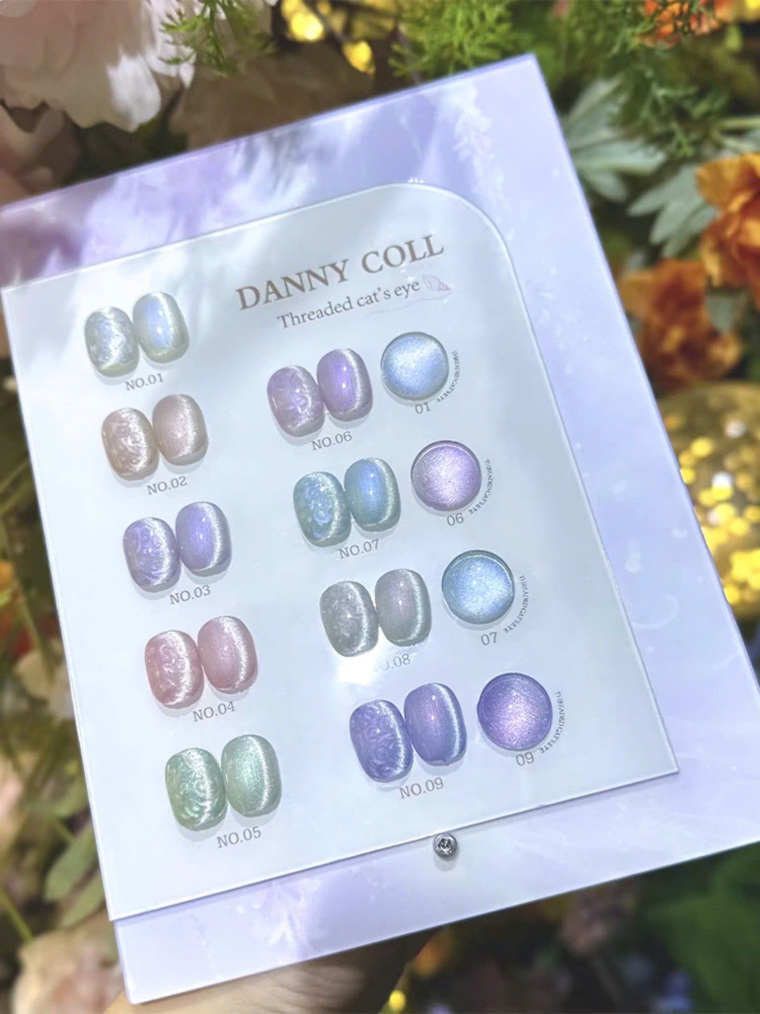 Set mắt mèo Ngọc Trai Danny Coll (9 màu) - N74