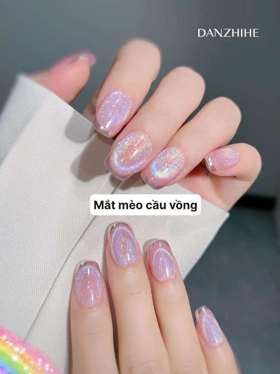 Set mắt mèo cầu vồng DANZHIHE  (12 màu)