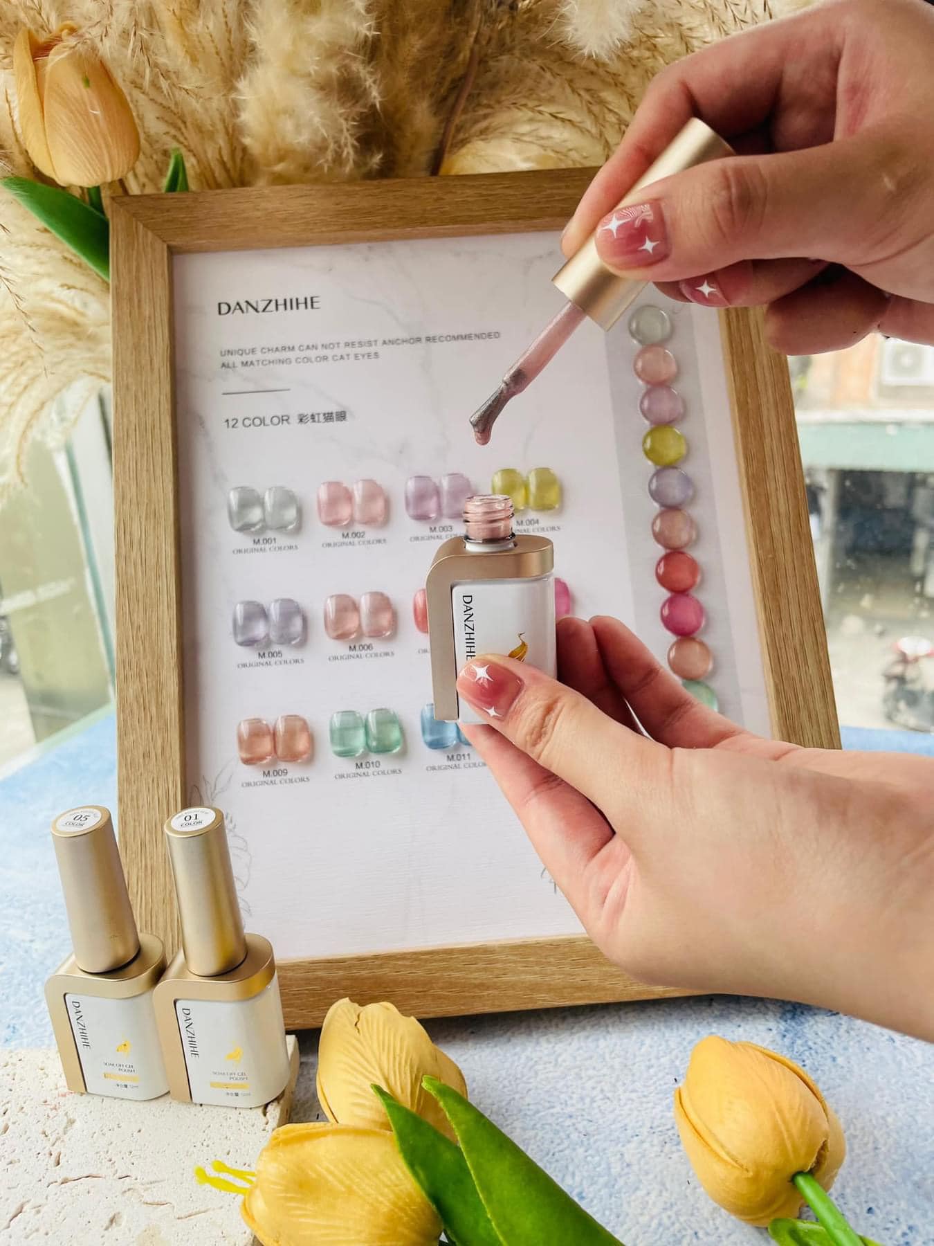 Set mắt mèo cầu vồng DANZHIHE  (12 màu)
