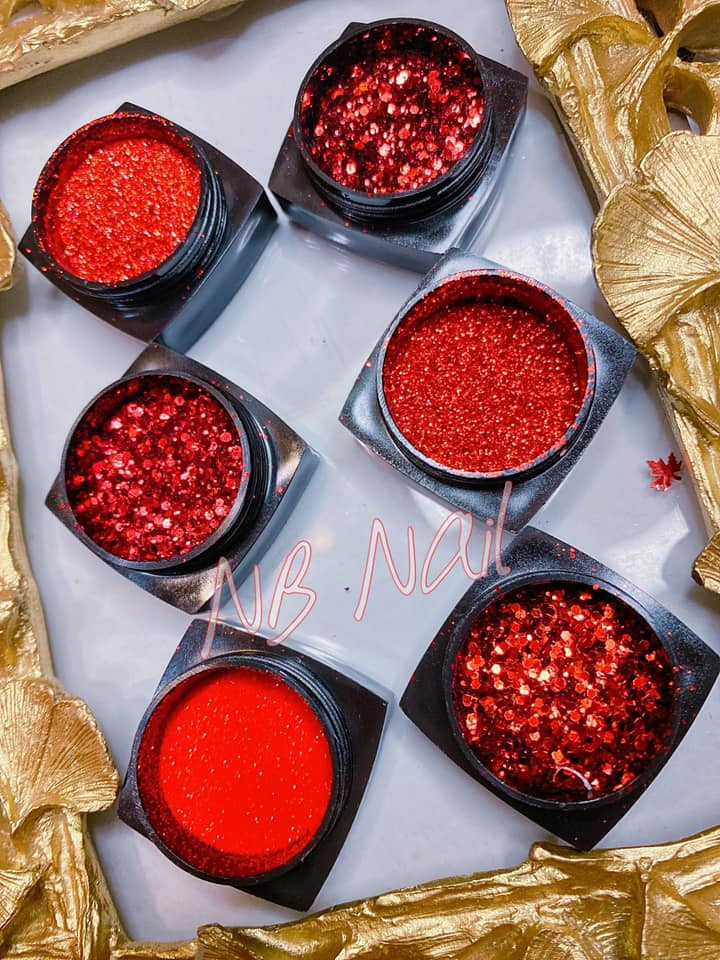 Nhũ rắc bling đỏ