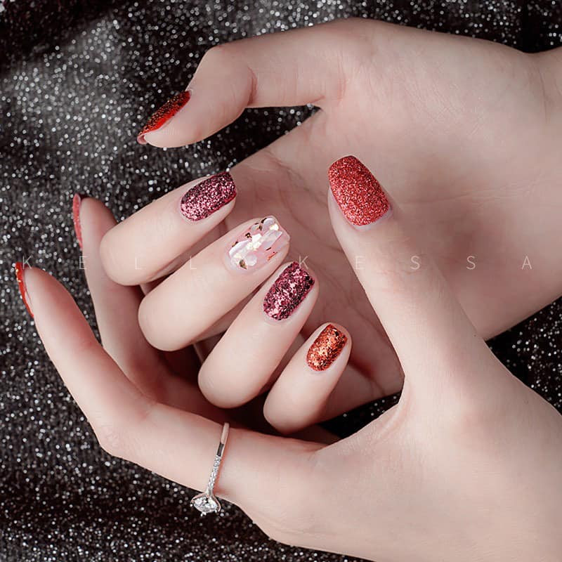 Nhũ rắc bling đỏ