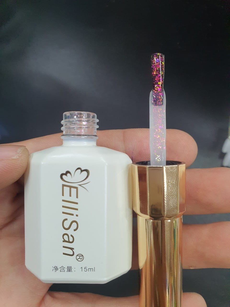 Top nhũ khổng tước Elisan nhiều màu đẹp sang chảnh, dòng cao cấp chính hãng