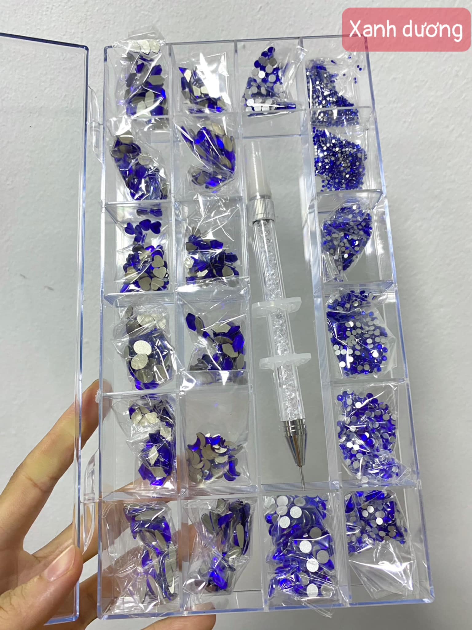 Đá Khay (3500v) - xanh dương (06)