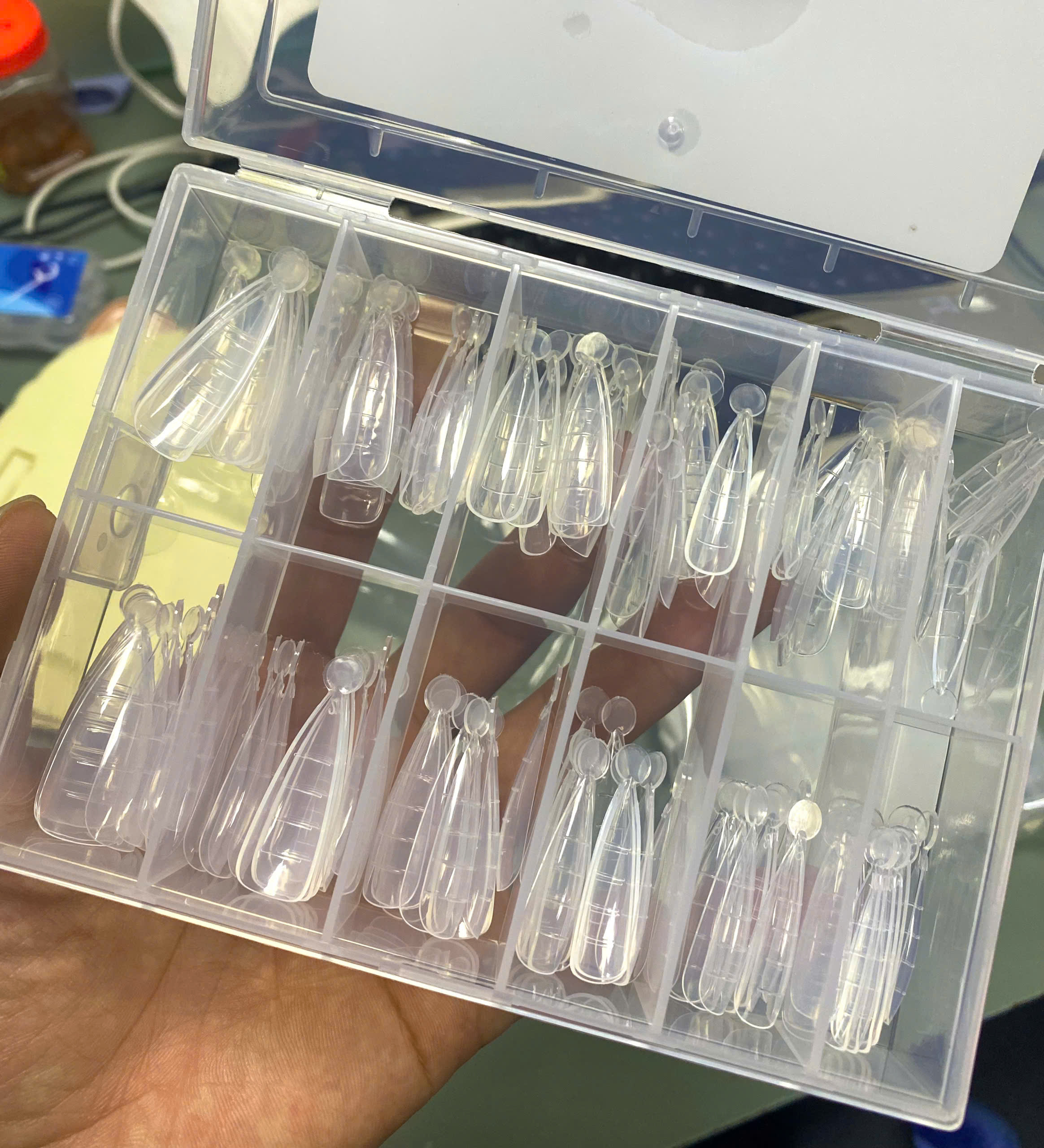 Hộp Móng Úp gel - Phom nhọn (120pcs)