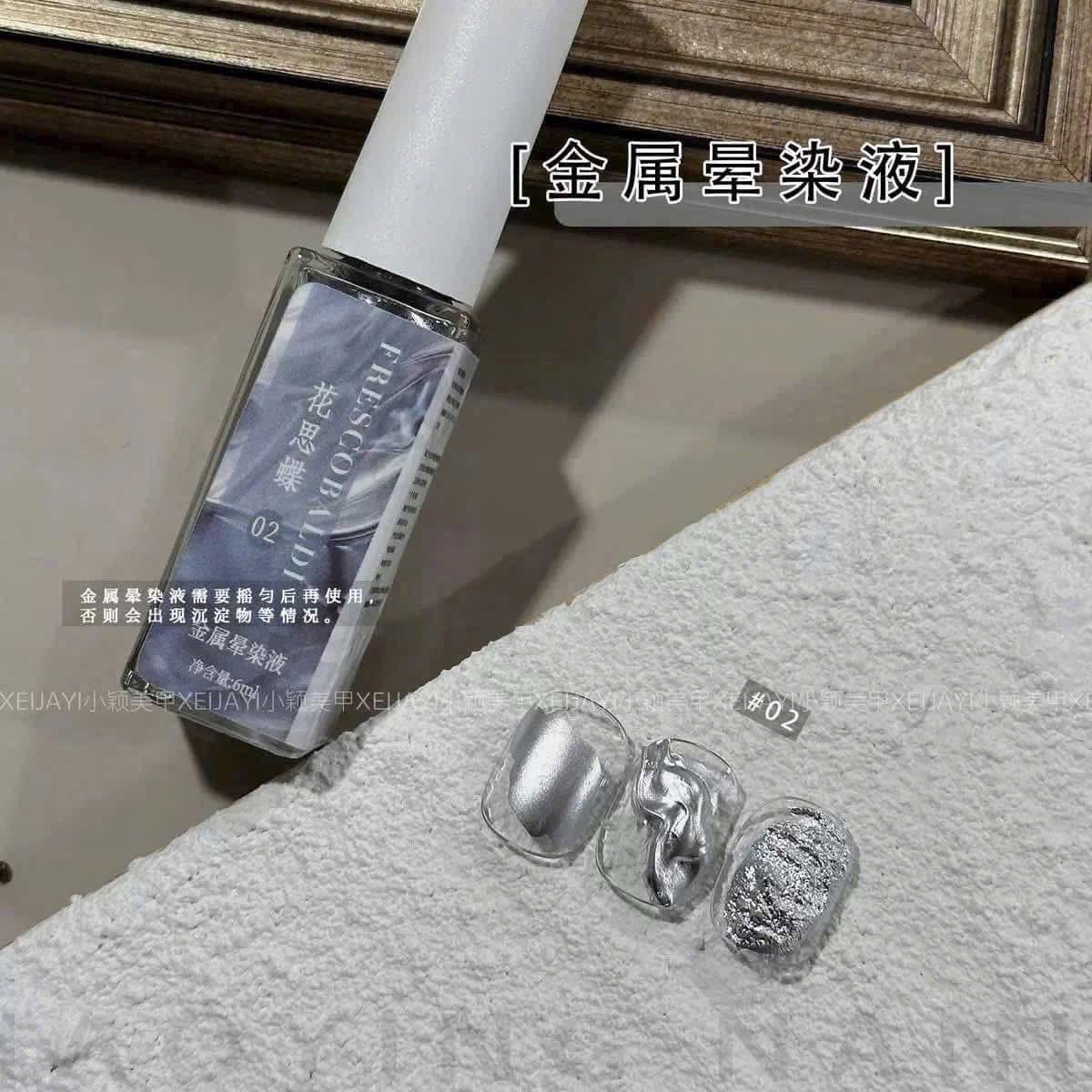 Cồn loang cọ nét - bạc