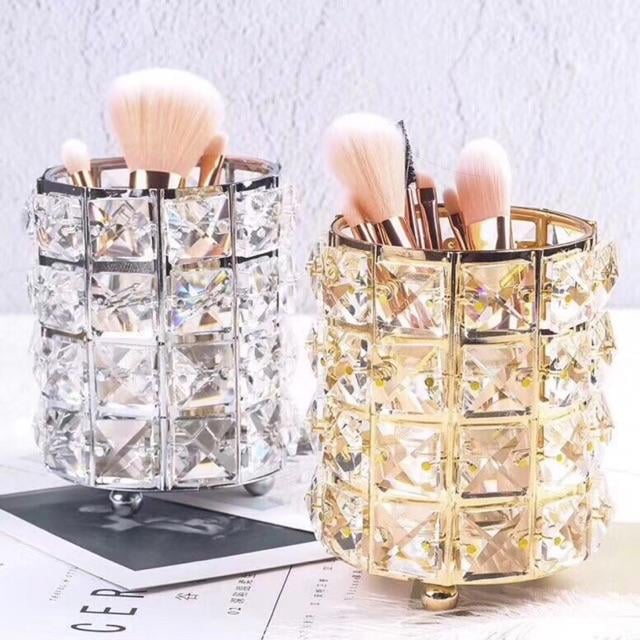 Cốc Đựng Cọ Bằng Thép - Vàng