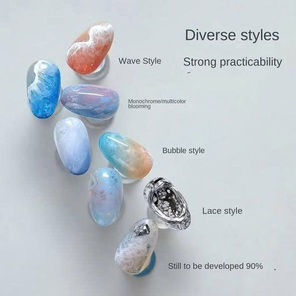 sơn gel tạo sóng biển MR NAIL (bạc) _J43