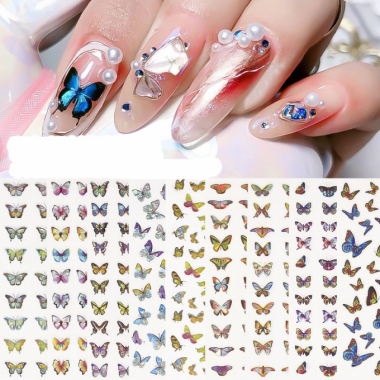 Sticker bướm laze