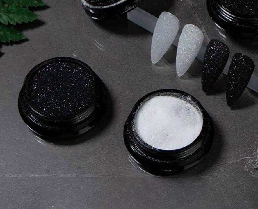 Nhũ rắc đen, trắng