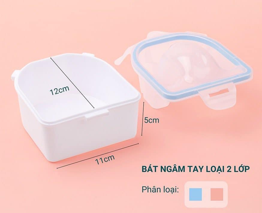 Bát Ngâm Tay Nhựa 2 Lớp