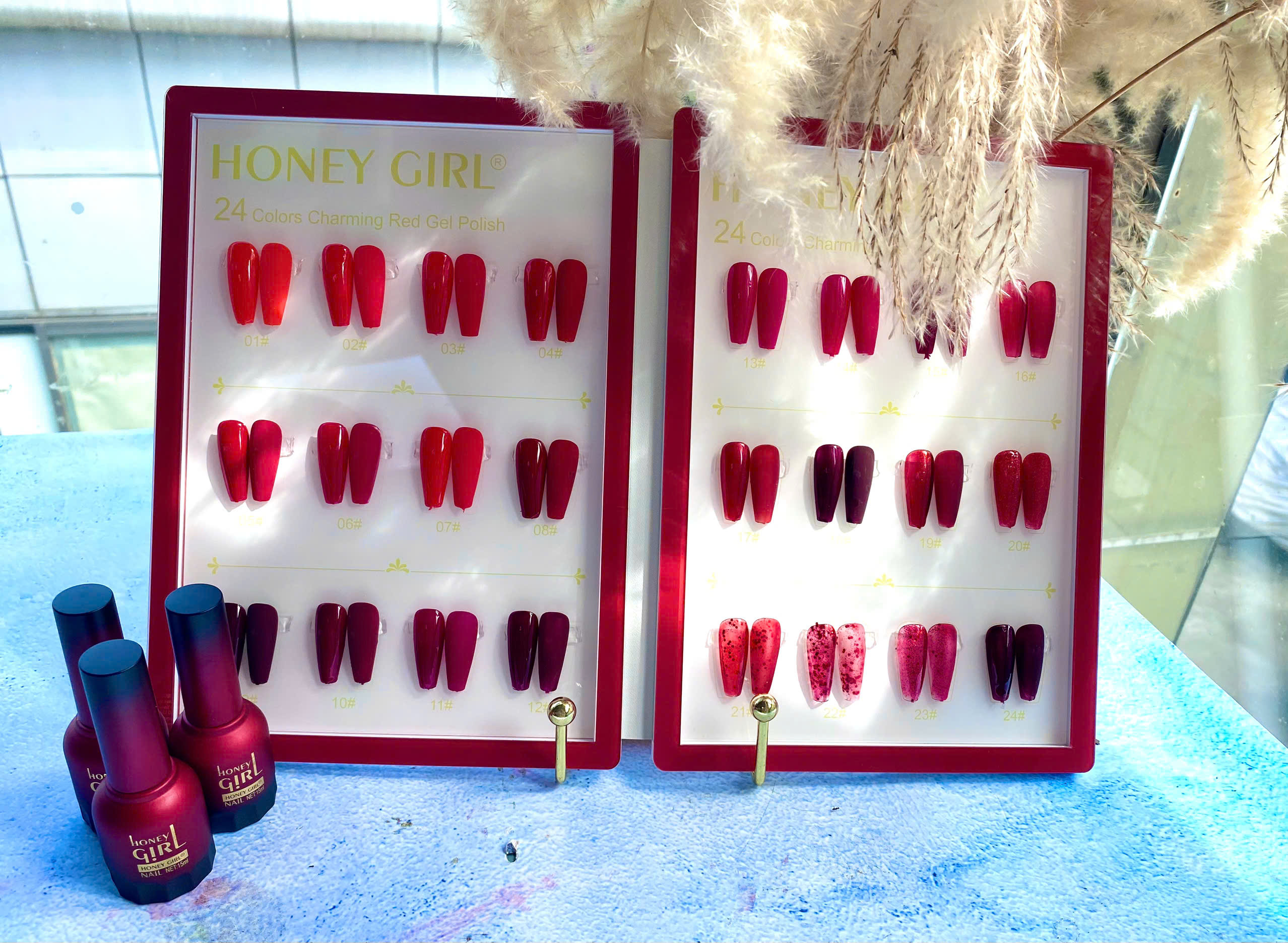 Set sơn đỏ HoneyGirl 24 màu