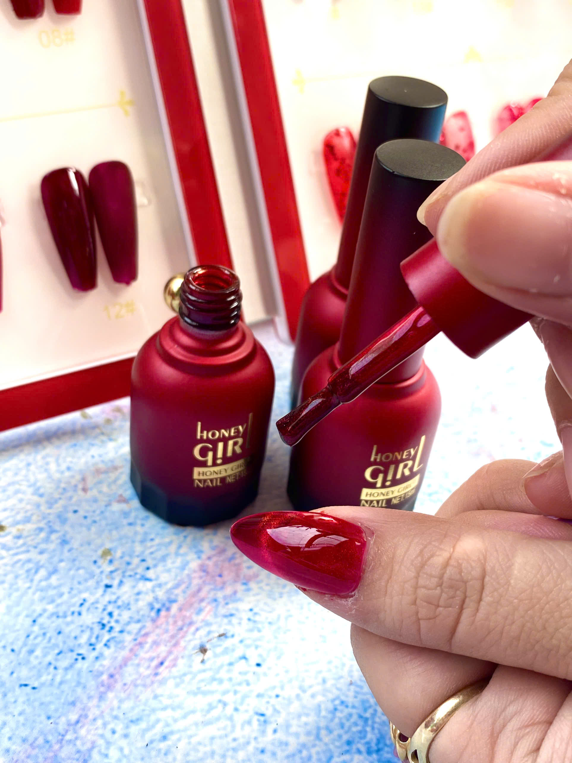 Set sơn đỏ HoneyGirl 24 màu