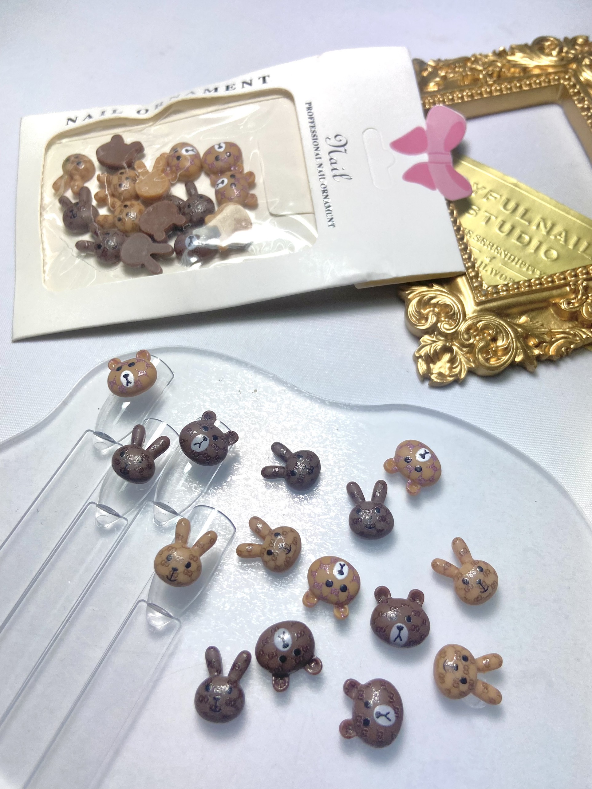 Charm - Túi ( gấu, hoa quả, charm sắt)