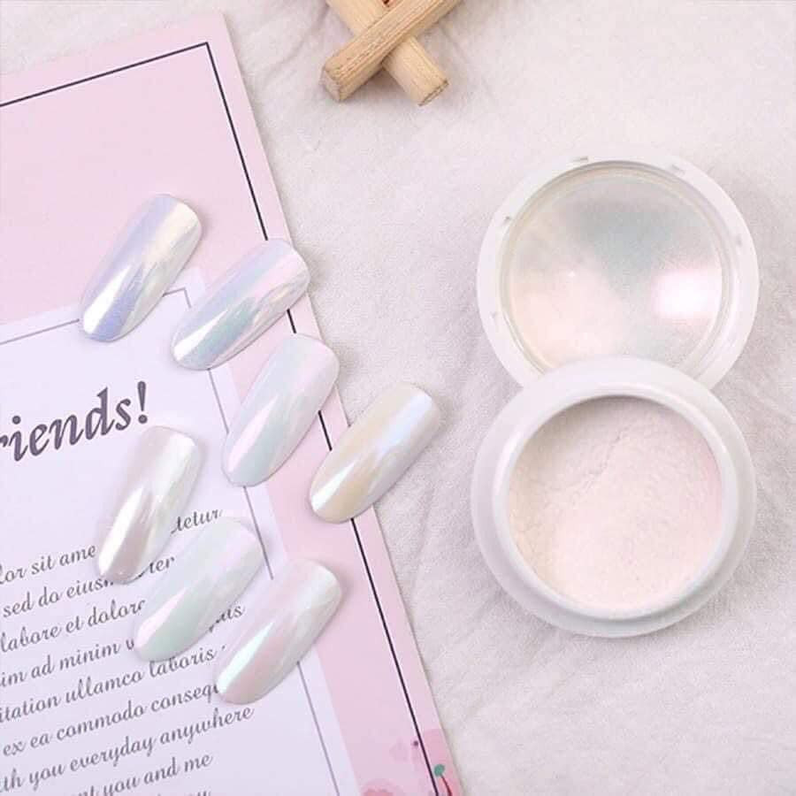 Tráng gương ngọc trai 6 hũ trắng