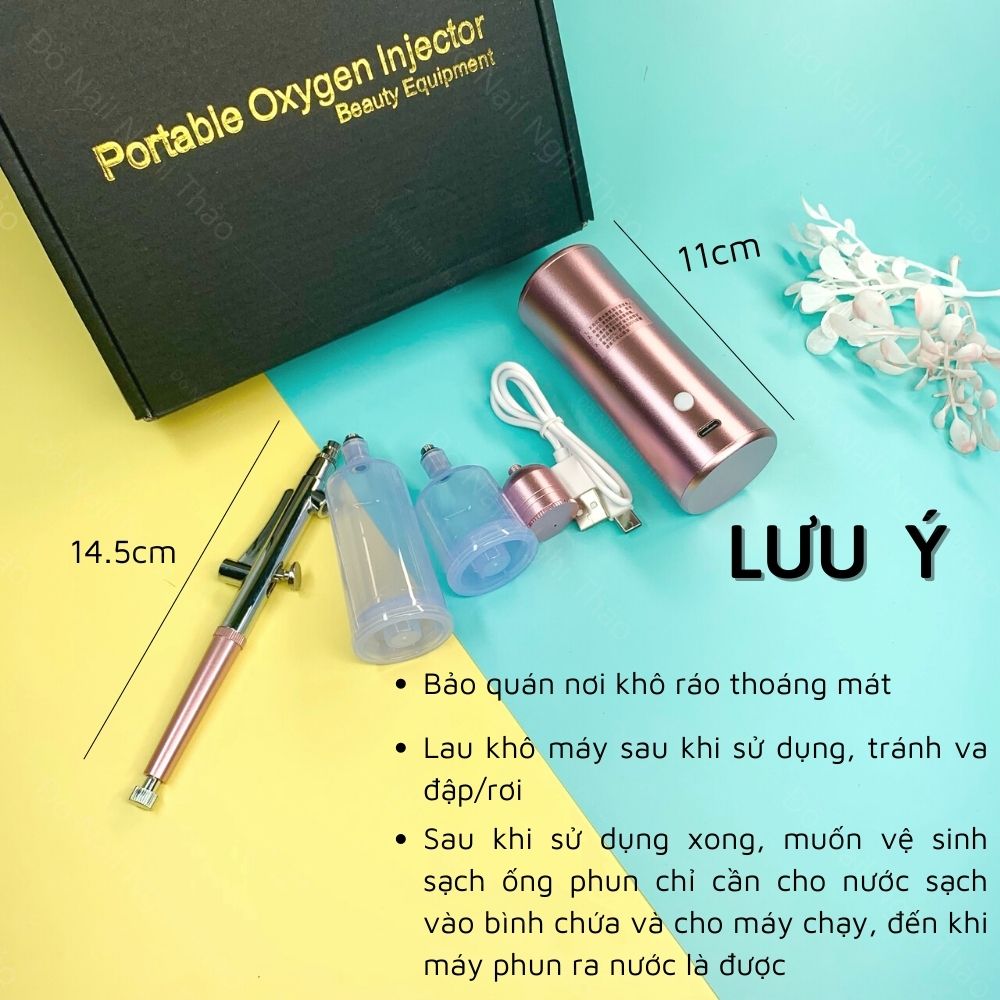 Máy phun sơn ombre tích điện ( tặng kèm lọ pha sơn