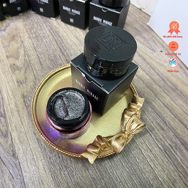 Gel nhũ viền siêu sáng (603) bạc đậm