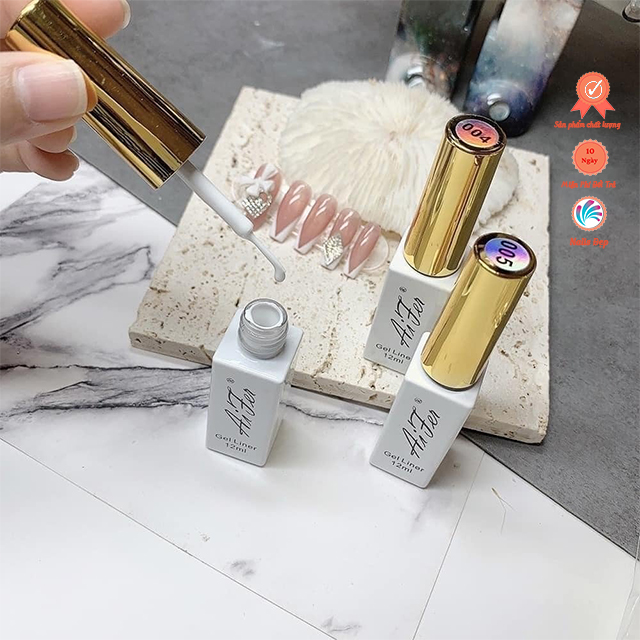 Set gel cọ nét aifer 12 màu