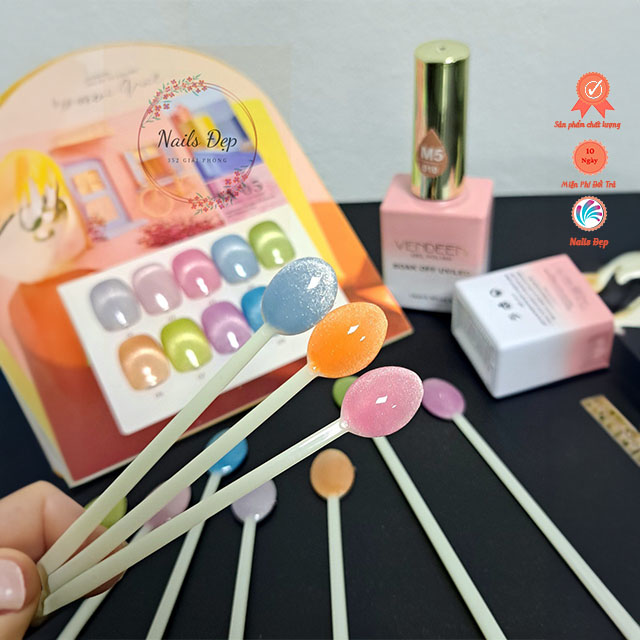 Set mắt mèo thạch dạ quang (10 màu) M5