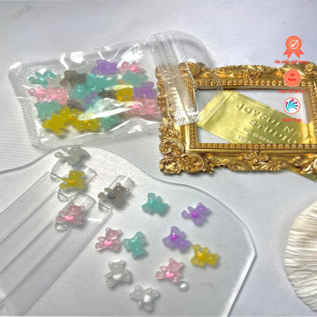 Charm - Túi ( gấu, hoa quả, charm sắt)