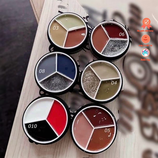 Hũ gel cream 3 màu