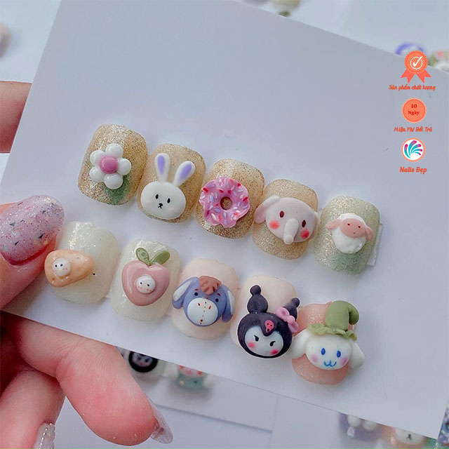 Set gel nặn hoa 9d Honey Girls (12 hũ)