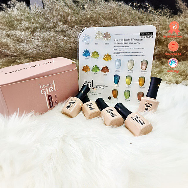 Sơn gel HoneyGirl set mắt mèo