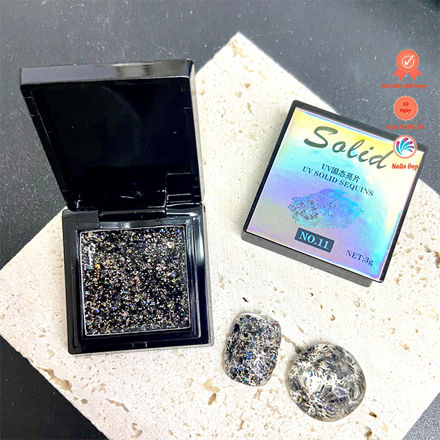 Set gel nhũ khổng tước 12 hũ