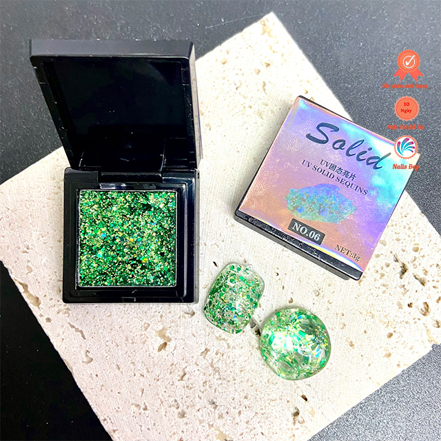 Set gel nhũ khổng tước 12 hũ