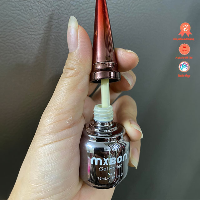 Sơn gel màu trắng sữa Mxbon