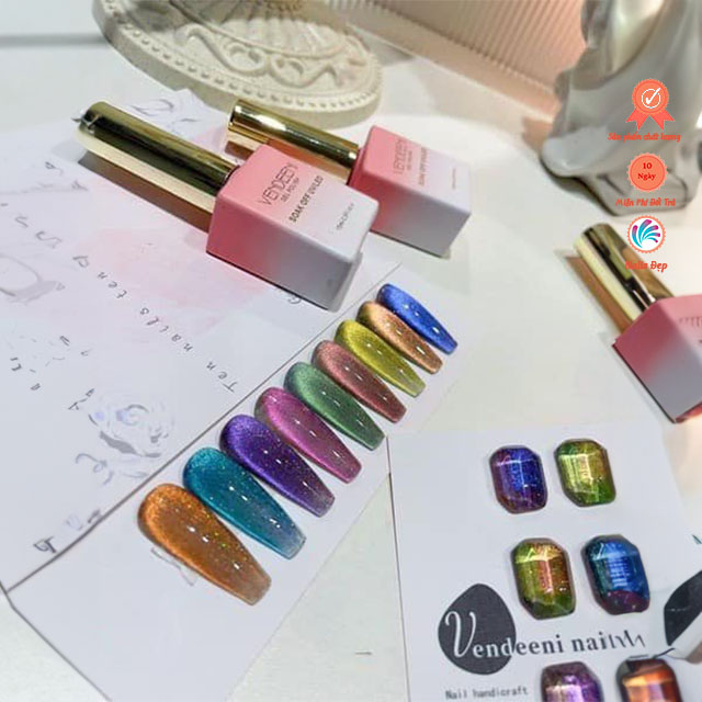 Set mắt mèo khổng tước (9 màu) A79