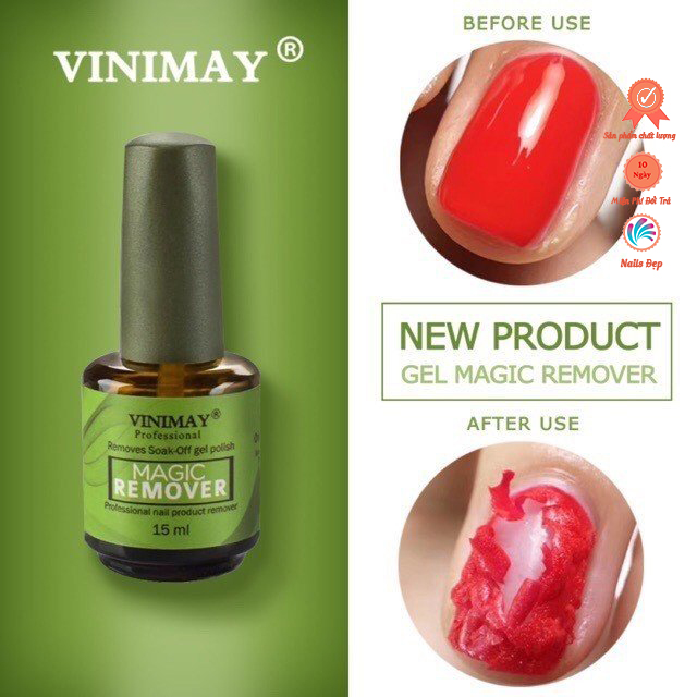 Phá gel vinimay-MAGIC REMOVER (chai 15ml)
