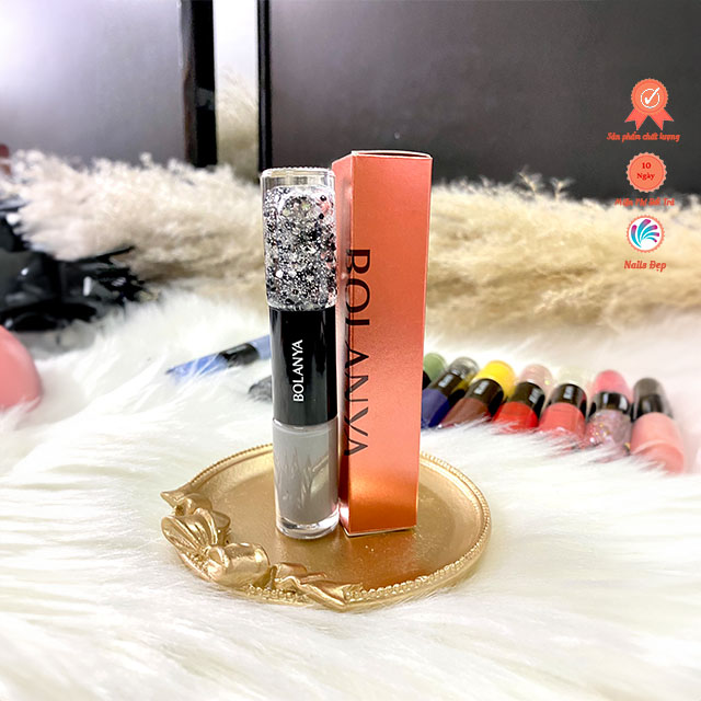 Sơn móng tay 2 đầu sơn màu và sơn nhũ Bolanya chính hãng