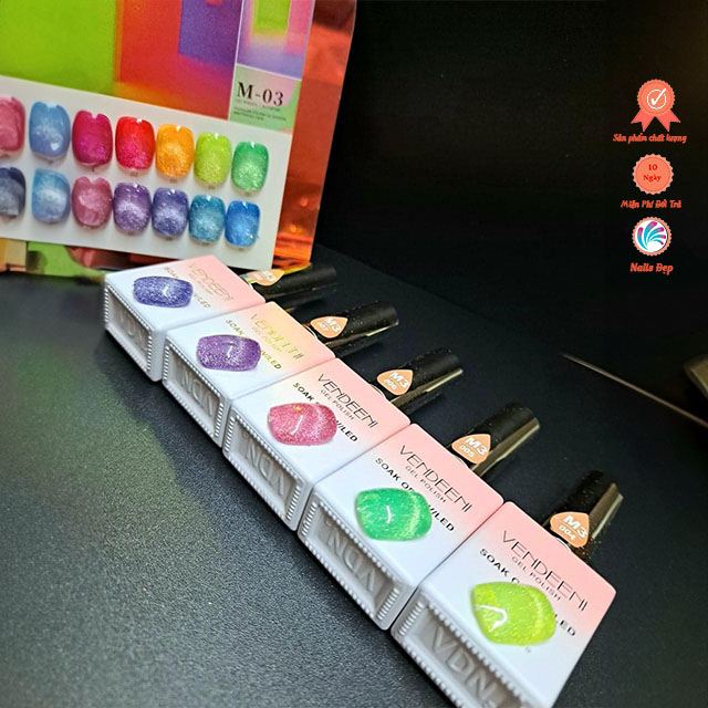 Set mắt mèo neon (10 màu) M3