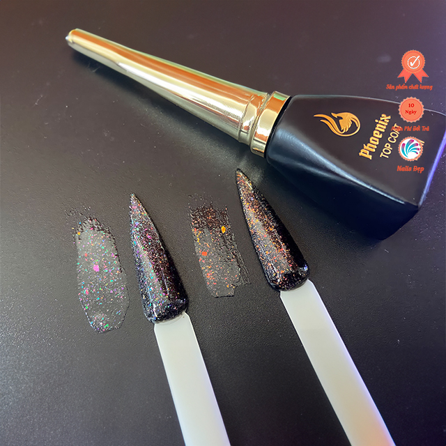 Top nhũ khổng tước Elisan nhiều màu đẹp sang chảnh, dòng cao cấp chính hãng