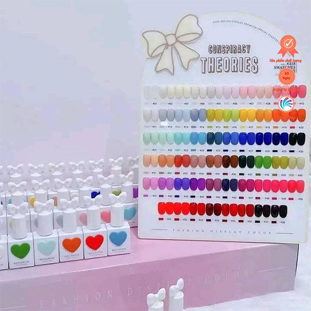 Set sơn Macaron 58 màu