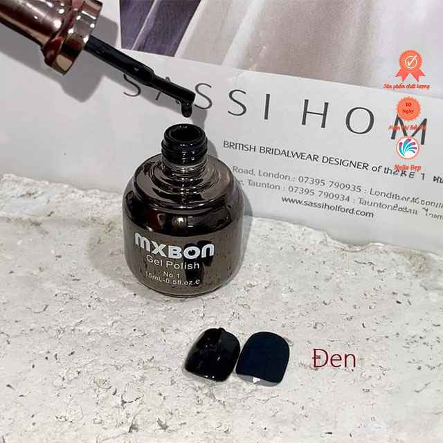 Sơn gel lẻ MXbon màu đen