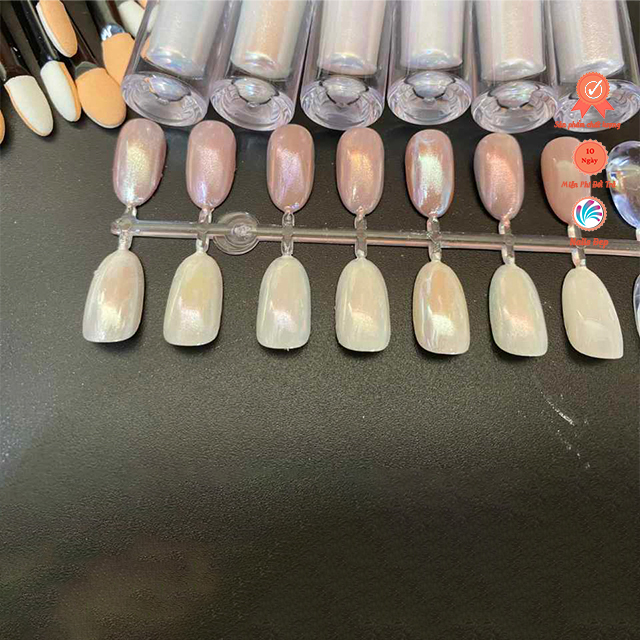 Set kem tráng gương trắng ngọc trai ( 6 chai )