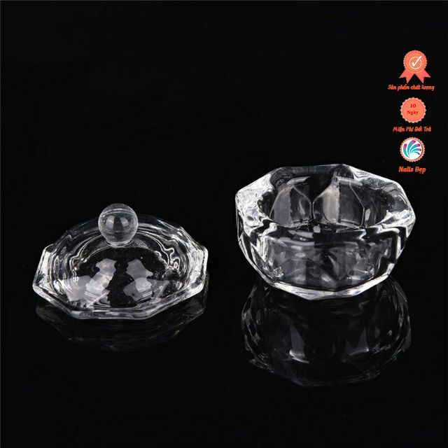 Chén đựng lưu huỳnh bằng thủy tinh