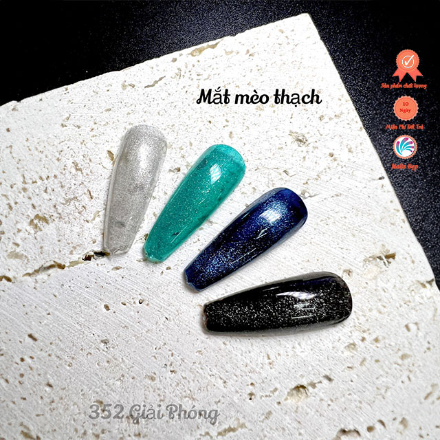 Mắt mèo thạch - xanh lam