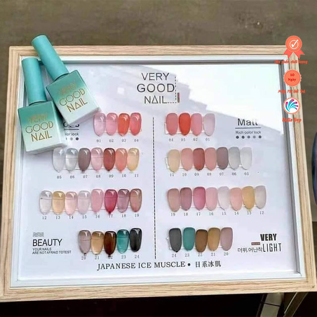 Set sơn thạch Very Good Nail (24 chai)