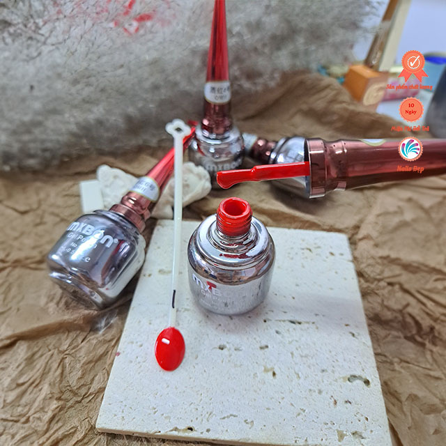 Sơn gel Mxbon đỏ -01