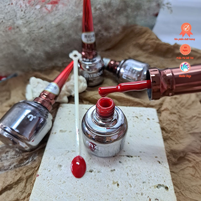 Sơn gel Mxbon đỏ -02