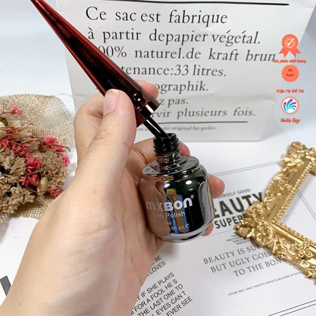 Sơn gel lẻ MXbon màu đen