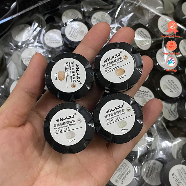 Nhũ ánh ngọc trai vân đá vàng